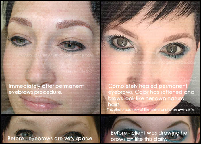 Permanent makeup healing - Carolina Permanent Cosmetics